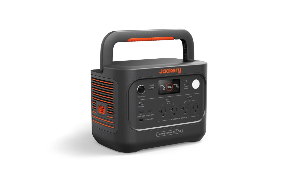 Jackery Portable Power Station 1000 Plus V2 product shot