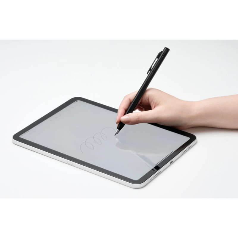 Hand writing on a tablet with Stylus Two-Way