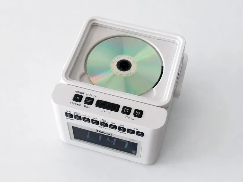 Transparent window for visual enjoyment of CDs