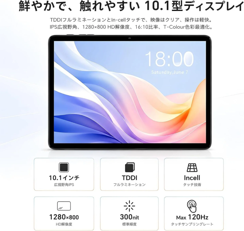 Teclast P30T Display Specifications