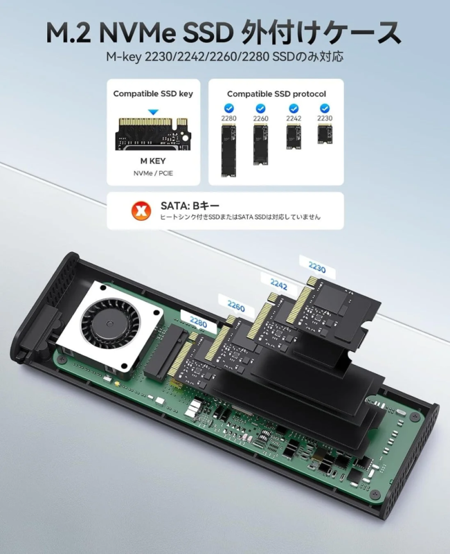 M.2 NVMe SSD Enclosure Compatibility