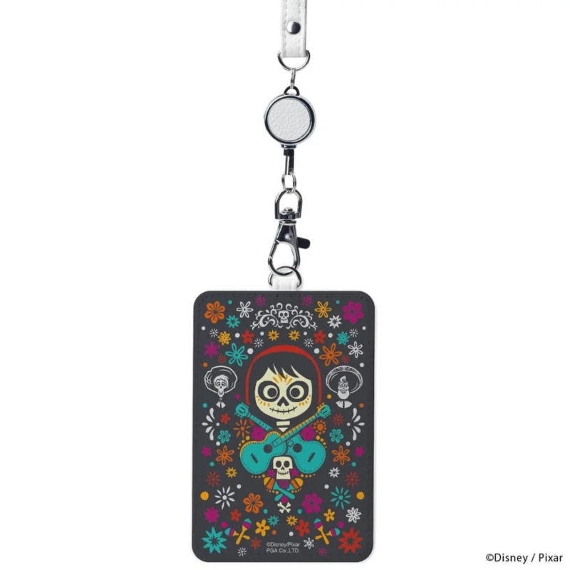 Coco Miguel Skeleton Retractable ID Card Holder