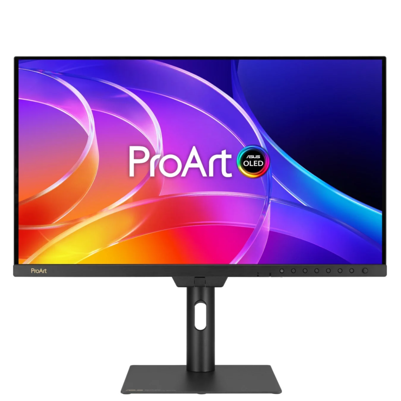 ASUS ProArt Display OLED PA27USD front view with logo