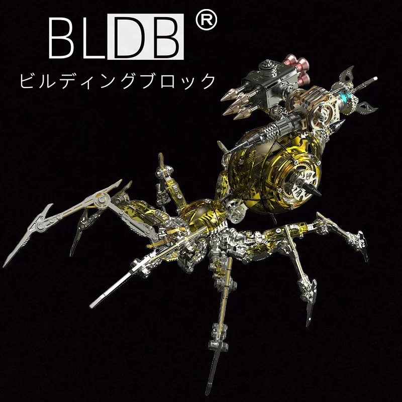 Side view of the completed model