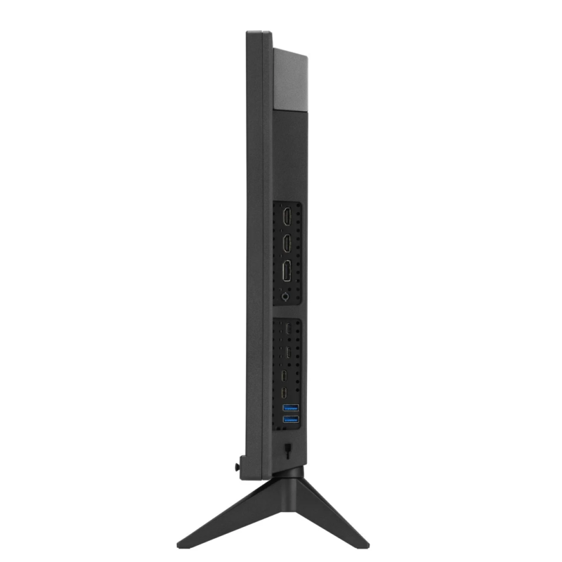 ASUS ProArt Display OLED PA27USD side view with various ports