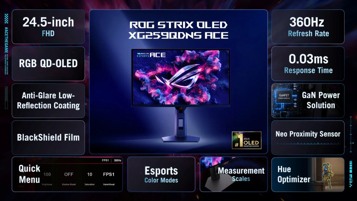 ROG Strix OLED XG259QDNS Ace