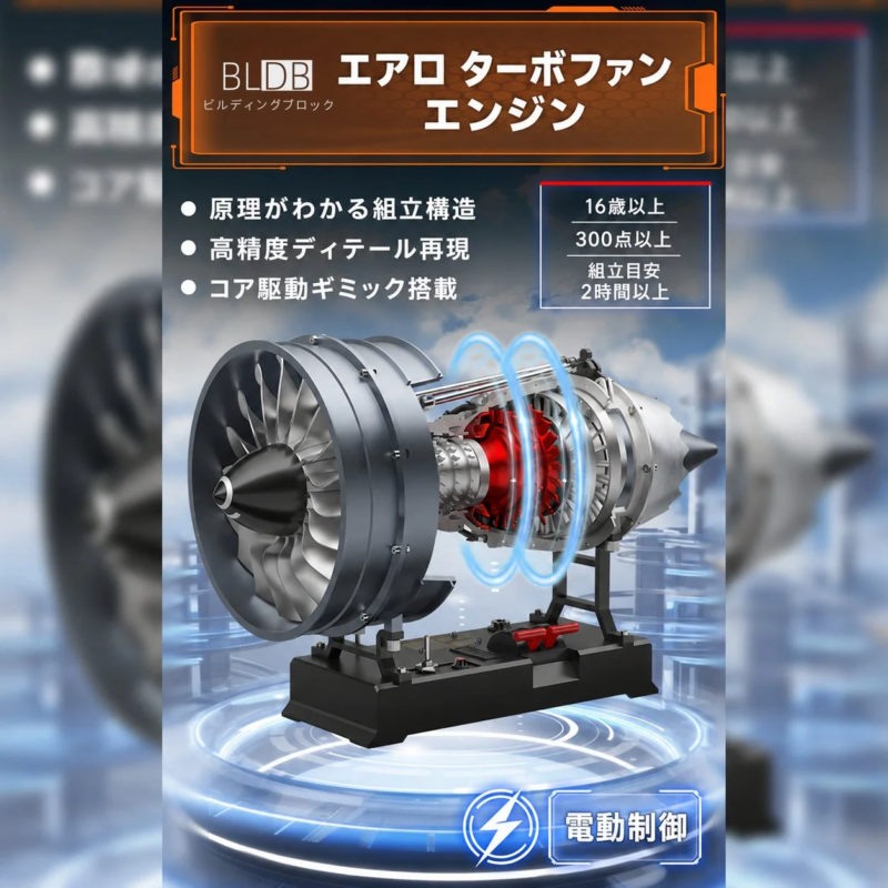 BLDB Aero Turbofan Engine Model in Operation