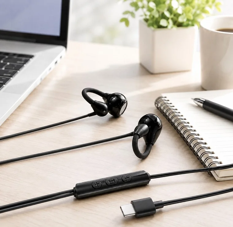 Wired Earphones for Work and Study