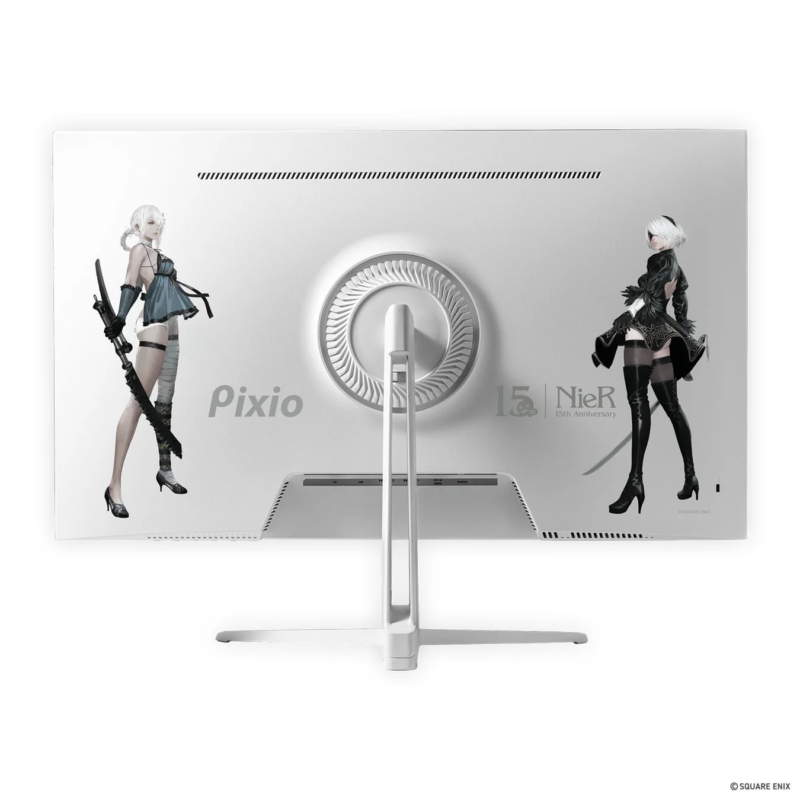 NieR 15th Anniversary Monitor Back View