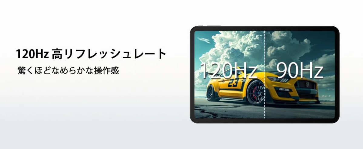 120Hz High Refresh Rate
