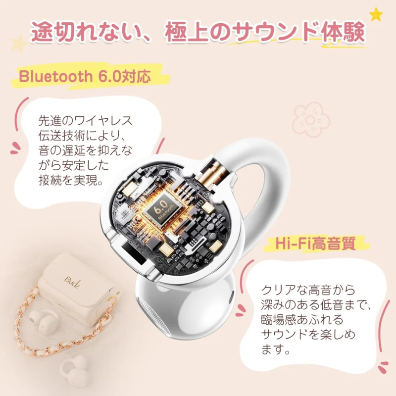 High-fidelity sound and Bluetooth 6.0 connectivity