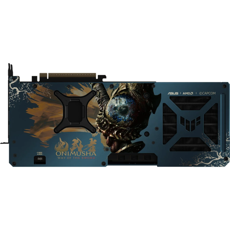 ASUS TUF Gaming Radeon RX 9070 XT Onimusha Special Edition backplate