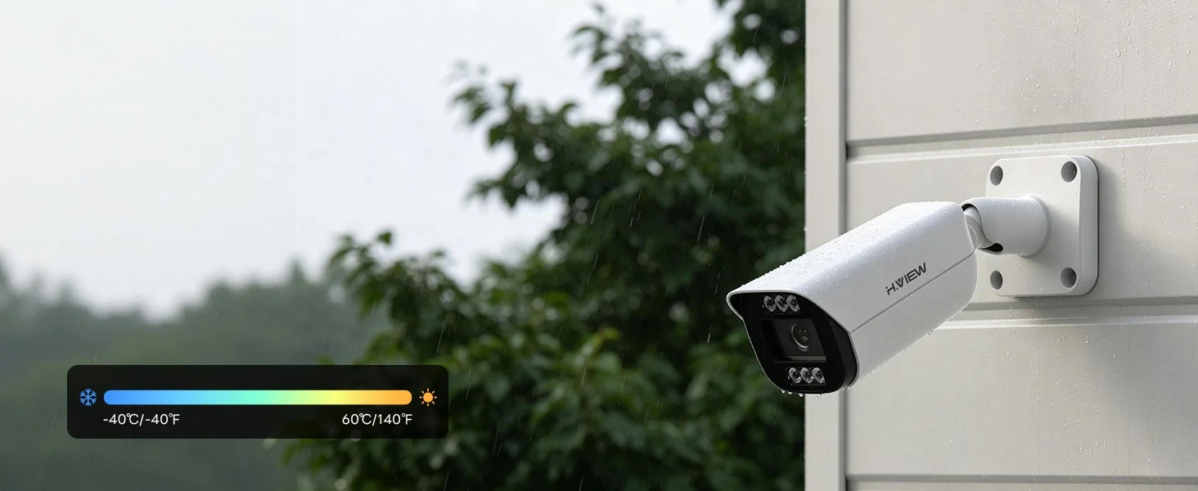 H.VIEW Camera in Rain