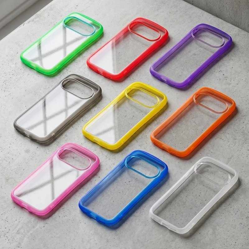 Colorful Transparent Smartphone Cases