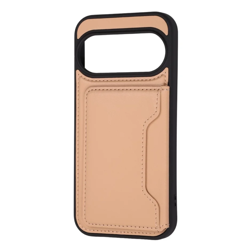 Beige Smartphone Case with Card Pocket