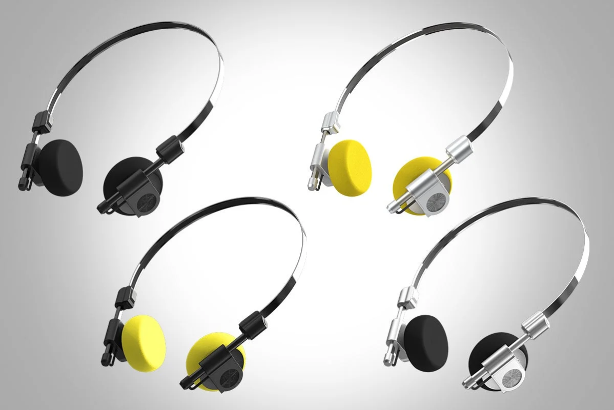 Multiple color variations of headphones