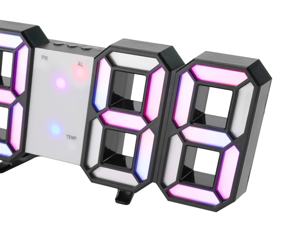 Digital Clock with PM, AL, TEMP display
