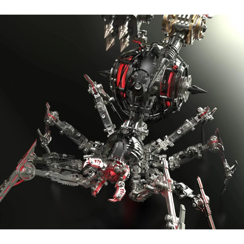 Transparent parts showing internal metal details