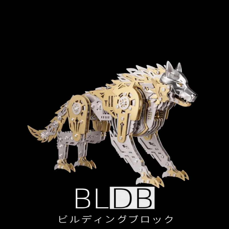 Mechanical Battle Wolf 3D Metal Puzzle