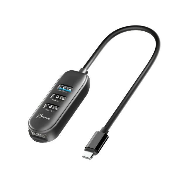 USB-C 4-in-1 4-Port Hub "JCH3410"