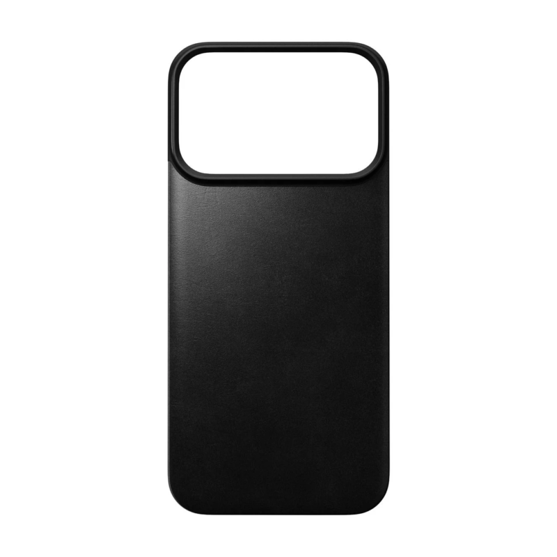 Magnetic Leather Back Horween for iPhone 18Pro/ProMax - Black