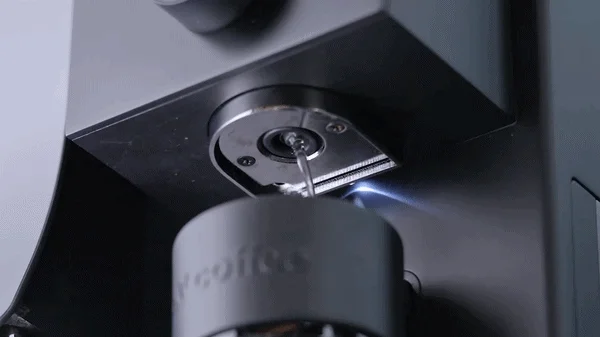 Coffee being dispensed