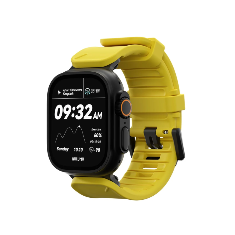 Smartwatch with Lemon Yellow band