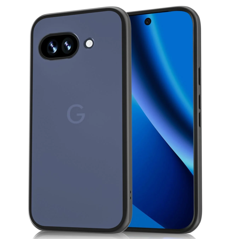 Google Pixel Phone in Blue Case