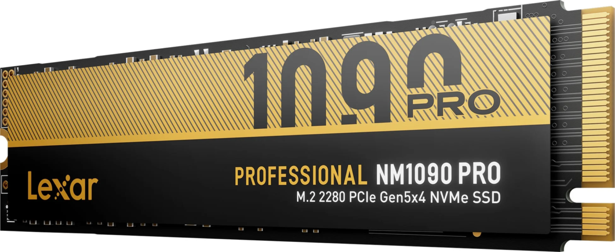 Lexar Professional NM1090 PRO M.2 2280 PCIe Gen5x4 NVMe SSD