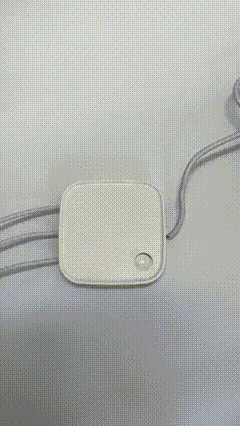 Device with connected cables