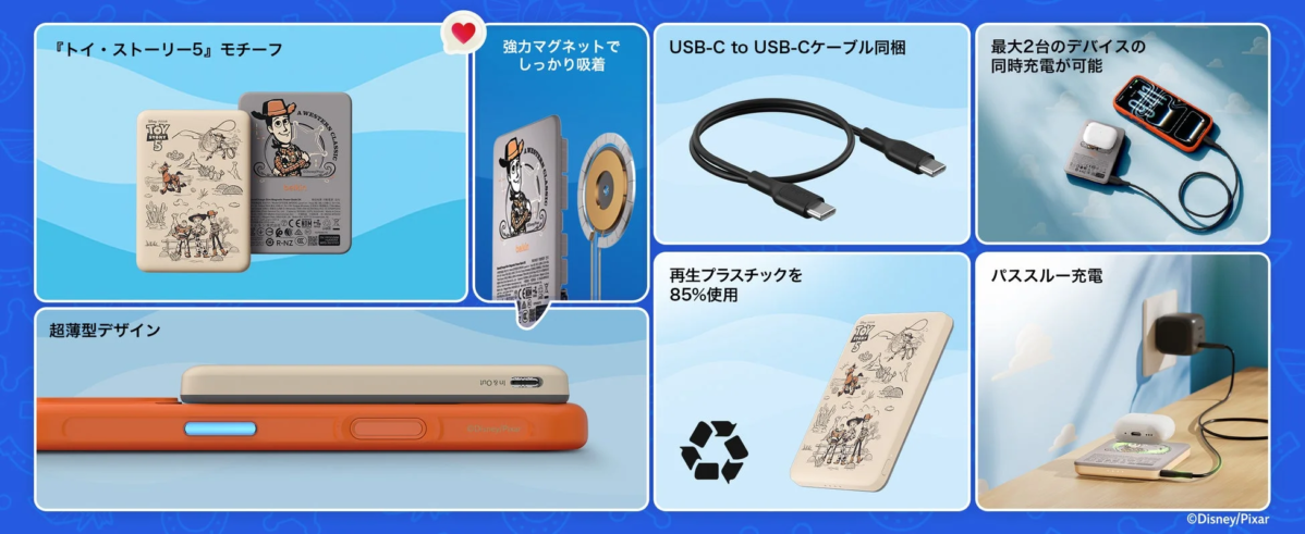 BoostCharge Wireless Power Bank Features