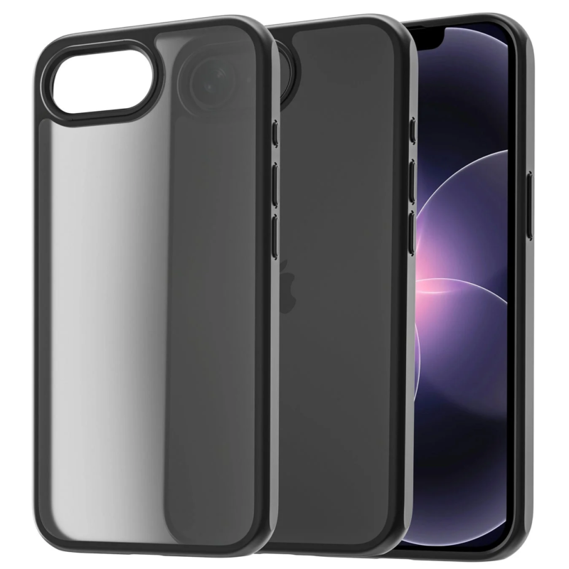 iPhone Transparent Case with Black Edges