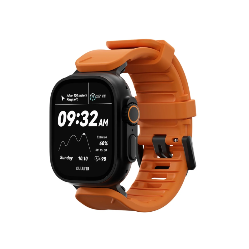 Smartwatch with Vibe Orange band