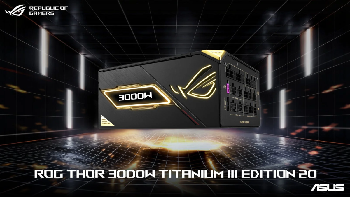 ROG Thor 3000W Titanium III Edition 20 PSU