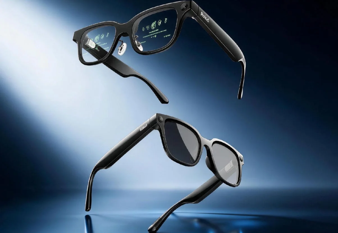 Rokid Smart Glasses with UI icons