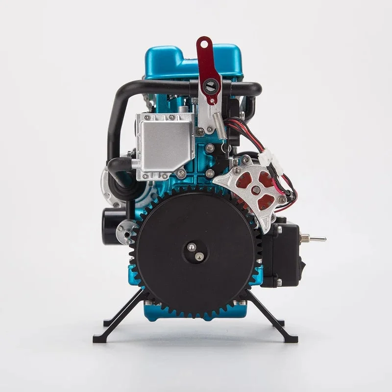 Blue Engine Block and Gears