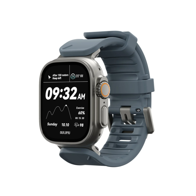 Smartwatch with Navy Blue band