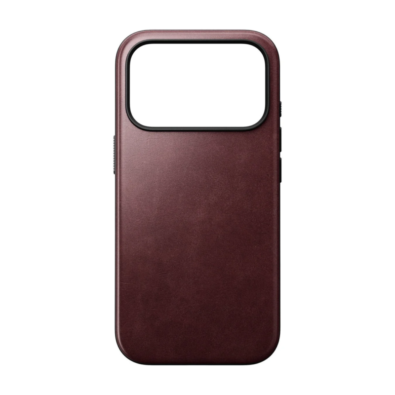 Modern Leather Case Horween for iPhone 18Pro/ProMax - Burgundy