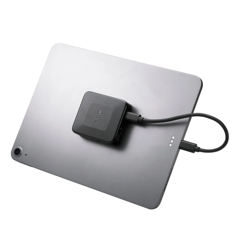Tablet Connected to Docking Station