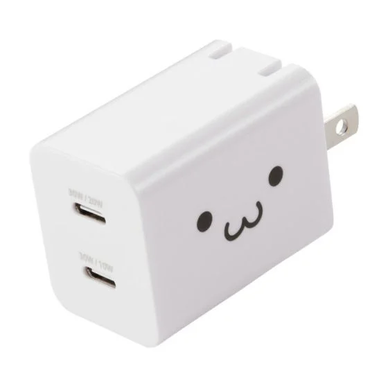 Elecom 30W Shiro-chan AC Charger Product View