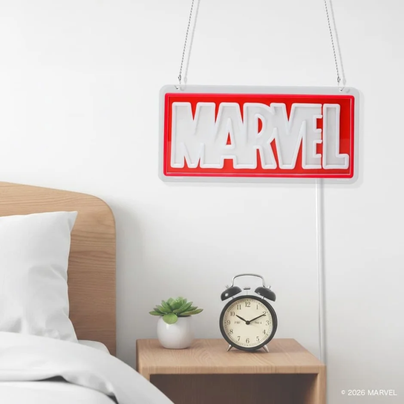 MARVEL LED Neon Light in Bedroom