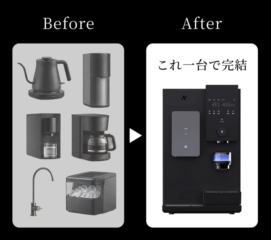 Before and After of kitchen appliances