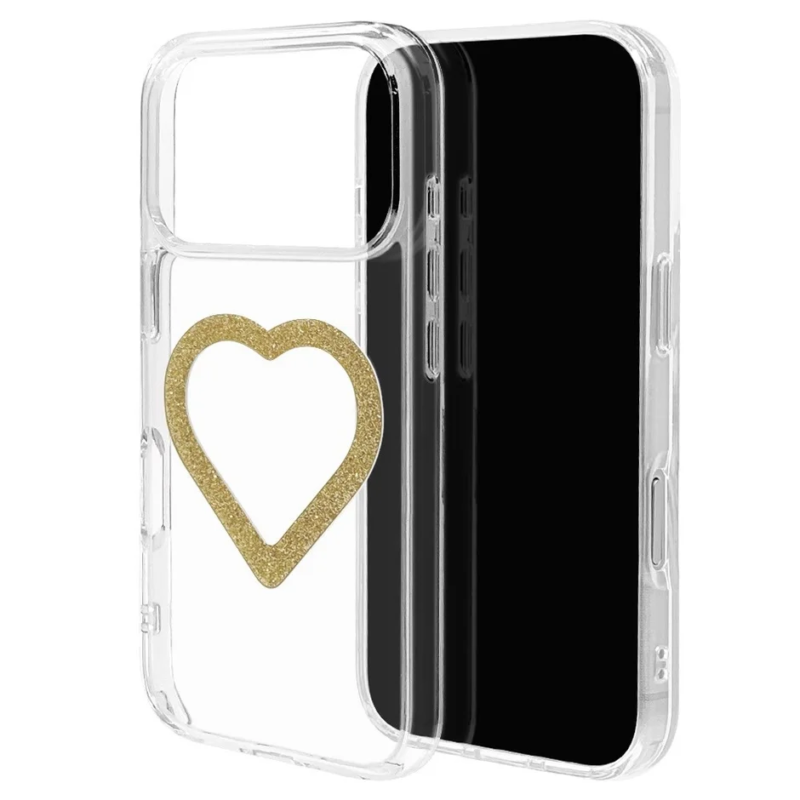 Heart-Shaped Magnet Accessory Hybrid Case