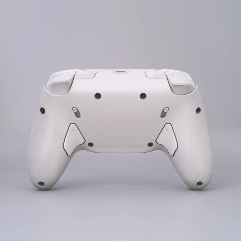 White GENESIS Rear View