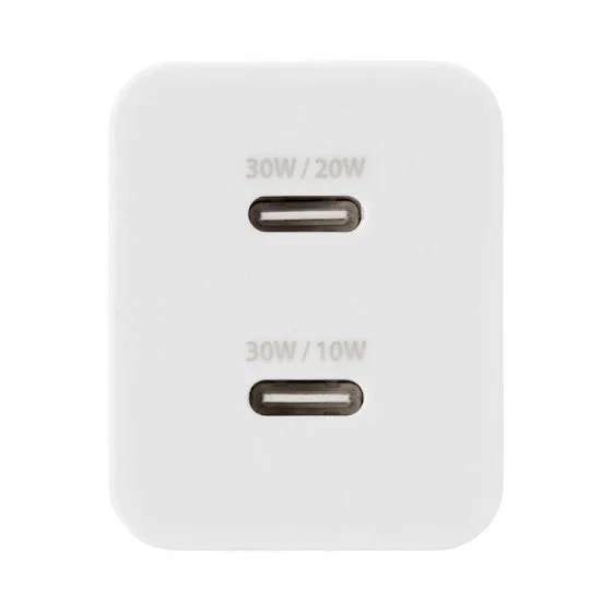 Elecom 30W White AC Charger Ports