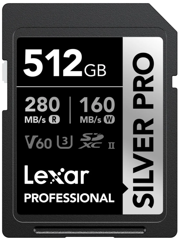 Lexar Professional V60 SDXC UHS-II Card SILVER PRO Series